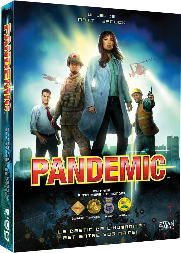 Boîte française du jeu Pandémie